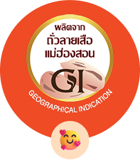 ผลิตจากถั่วลายเสือ แม่ฮ่องสอน GI